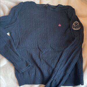 Brooks Brothers Dark Blue Knit Sweater